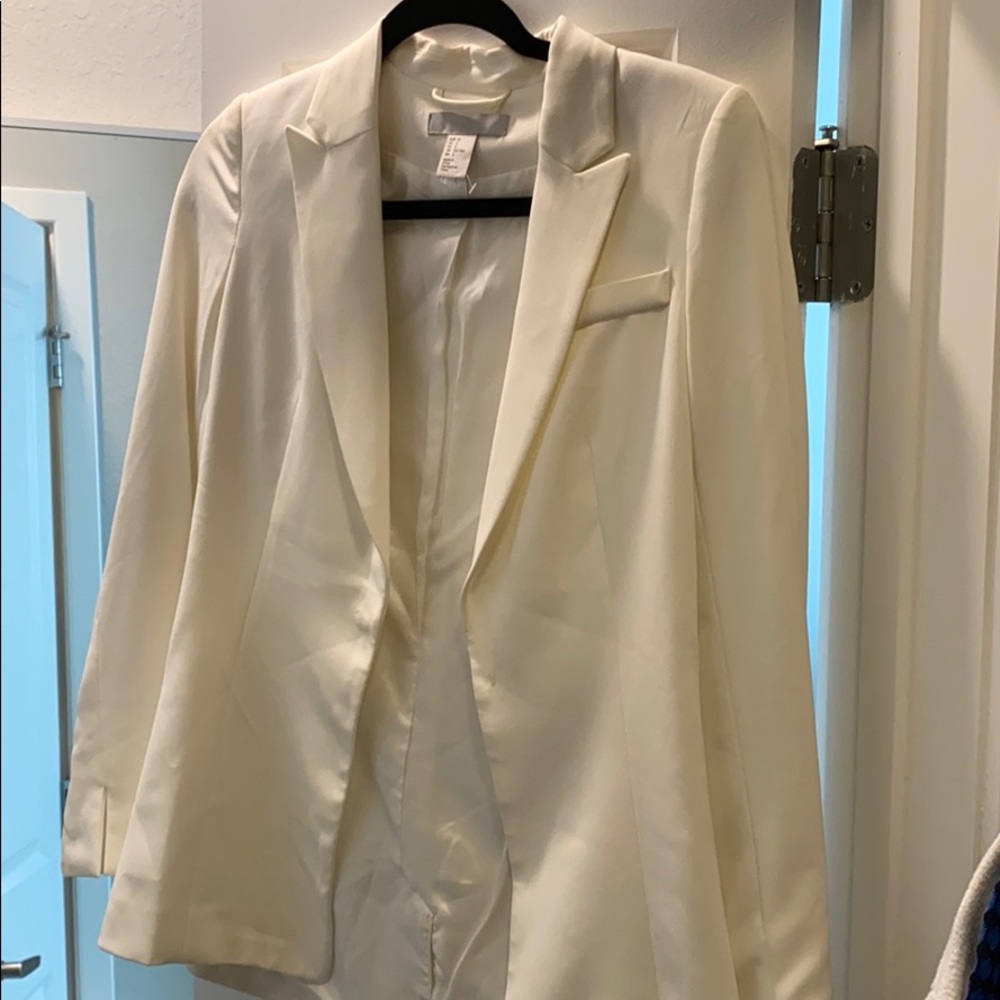 Cream blazer